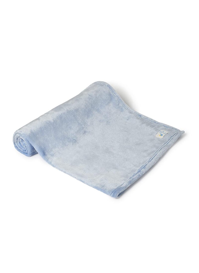 Mi Arcus Flurry Knitted Blue Baby Blanket 110x130 cm for Girls Boys Kids Infants Toddler