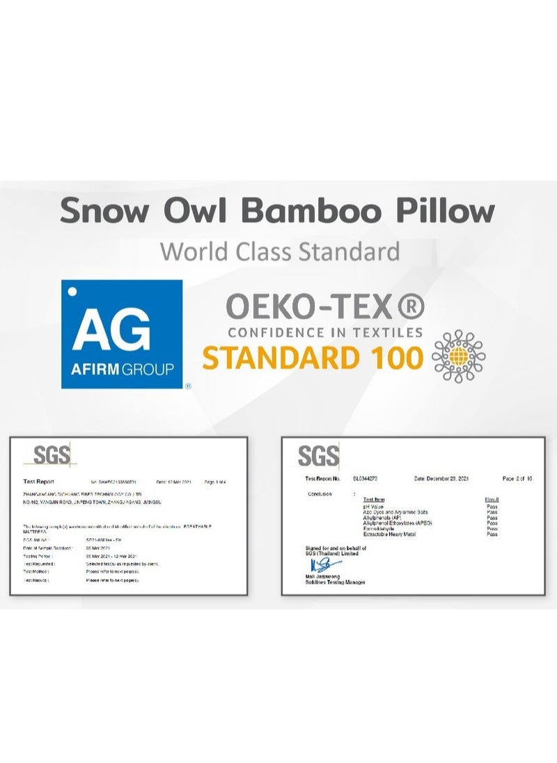 Snow Owl Bamboo Blanket Baby 36