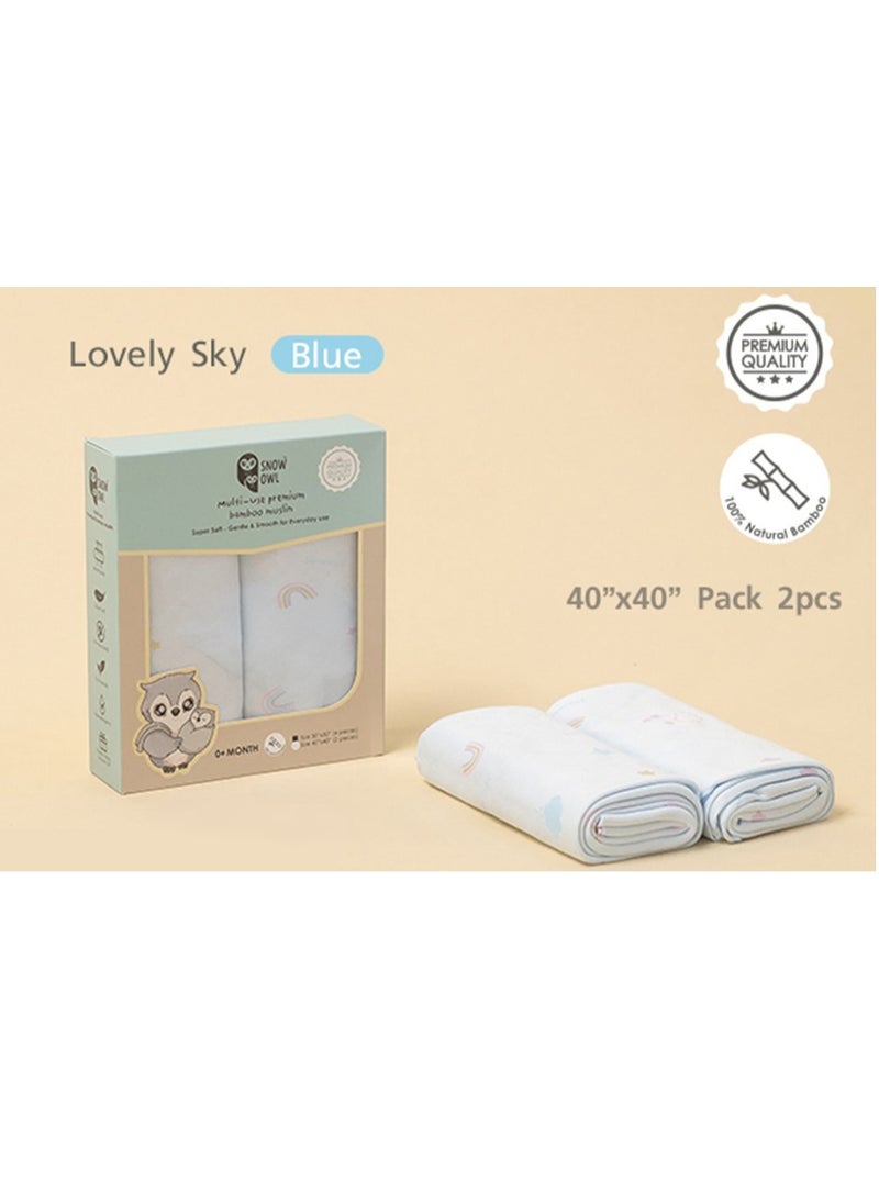 Snow Owl Bamboo Muslin 40