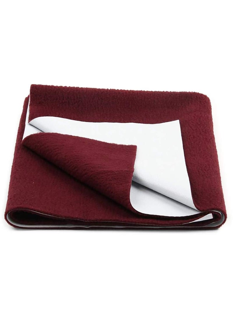 Edenwald Waterproof Quick Dry Sheet for Baby Double Bed Dry Sheets Waterproof Marron_XLarge 200cm x 140cm