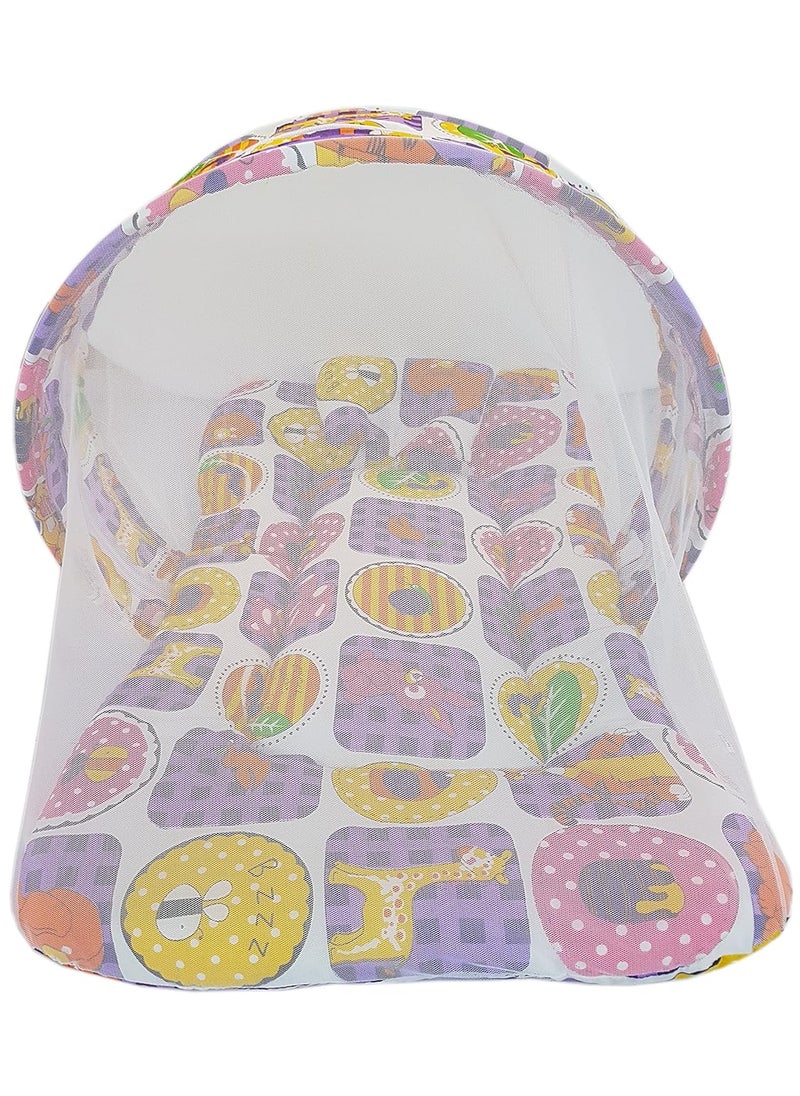 Amardeep and Co Toddler Mattress with Mosquito and Insect Protection Net 70 40 cms Animal Blue
