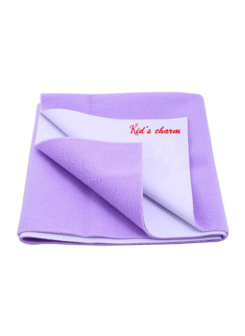 Kids Charm Instant Dry Water Proof and Reusable MatBed ProtectorAbsorbent Dry Sheets 200cm X 140cm XLarge Violet