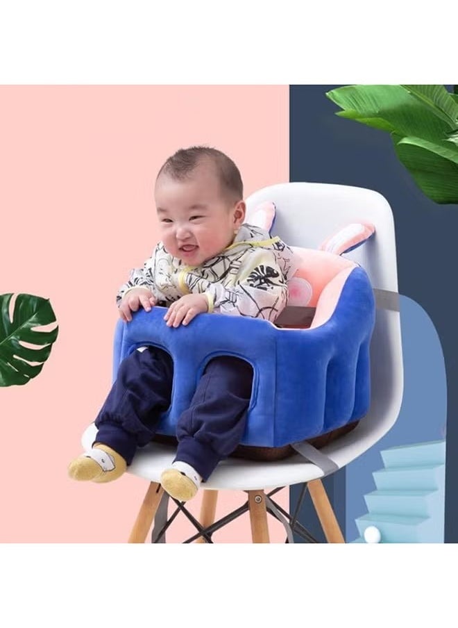 Soft Plush Floor Seat With PP Cotton, Safe, and Good Quality Velvet Fabric