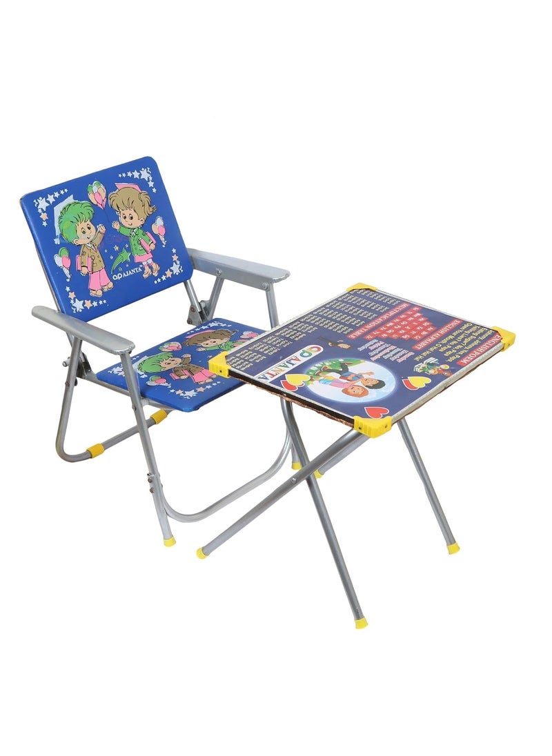 Babyjoys Table Chair Set Blue