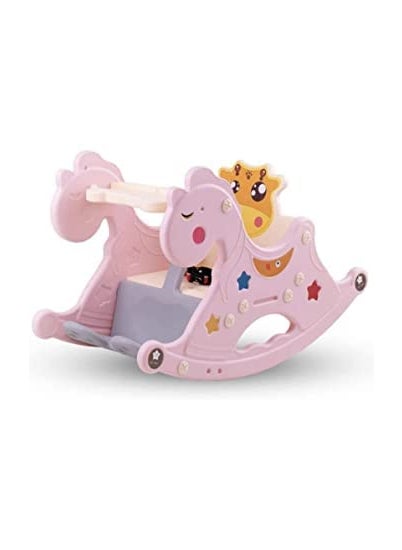 Mothers Love Baby Rocking Chair Rocking Chair Horse for Kids Toddlers Chair Plastic Rocking Ride Chair Indoor and Outdoor for Boy and Girls 8 Months 3 Years Boys and Girls Pink