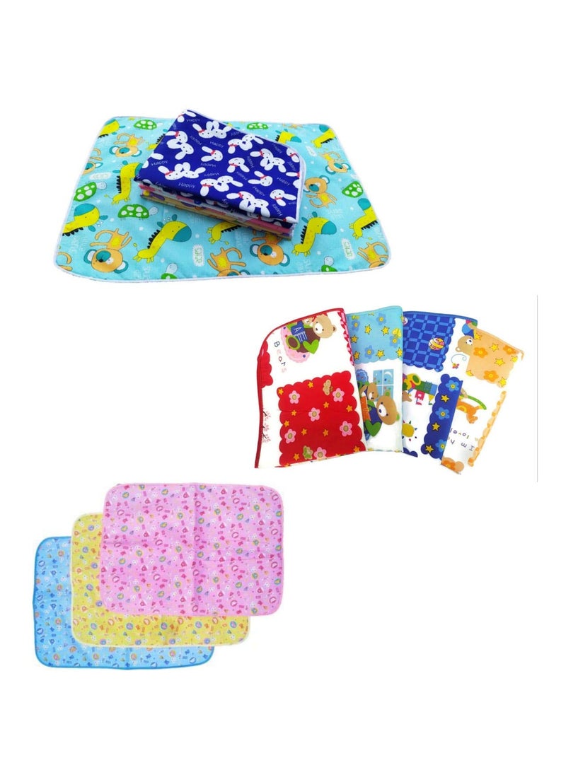 CUSTOMARY Baby Cotton Changing MatSleeping MatDry SheetWater Proof Crib Bed Protection with Foam 0 to 6 Months 11