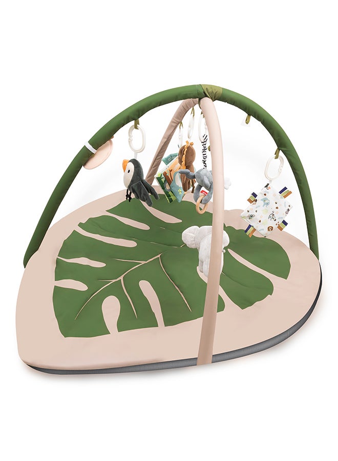 Forest Theme Baby Play Mat with 7 Detachable Toys ( 0-18 Months) Beige