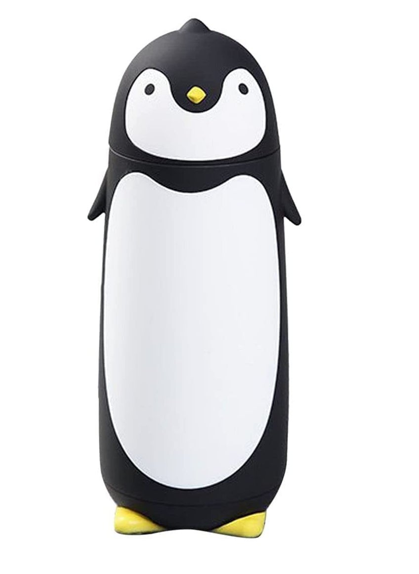 HAPPY BORN Water Bottles for KidsVacuum Insulated Water BottleHot and Cold Water BottlePenguin Cartoon Glass Kids BottleWater Bottle for SchoolTravel Kids Milk Bottle 300 ml Multi Color