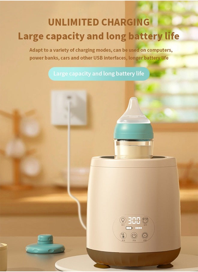 Infant Bottle Mixer Electric Automatic Bottle Shake 360 Degree Rotating Baby Milk Warmer