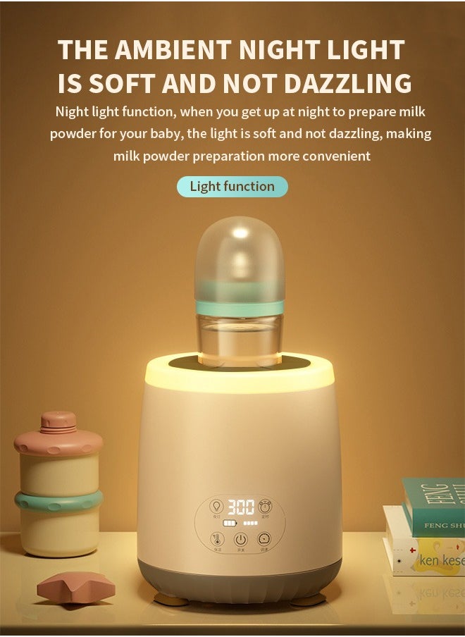 Infant Bottle Mixer Electric Automatic Bottle Shake 360 Degree Rotating Baby Milk Warmer