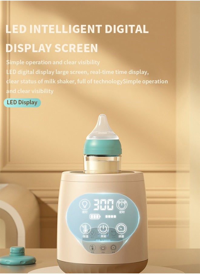 Infant Bottle Mixer Electric Automatic Bottle Shake 360 Degree Rotating Baby Milk Warmer