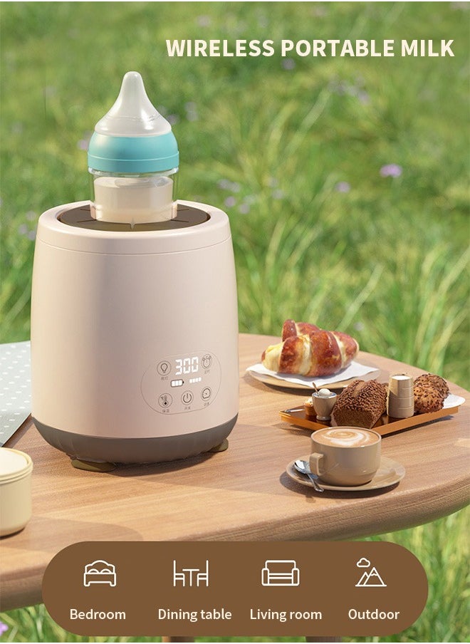Infant Bottle Mixer Electric Automatic Bottle Shake 360 Degree Rotating Baby Milk Warmer