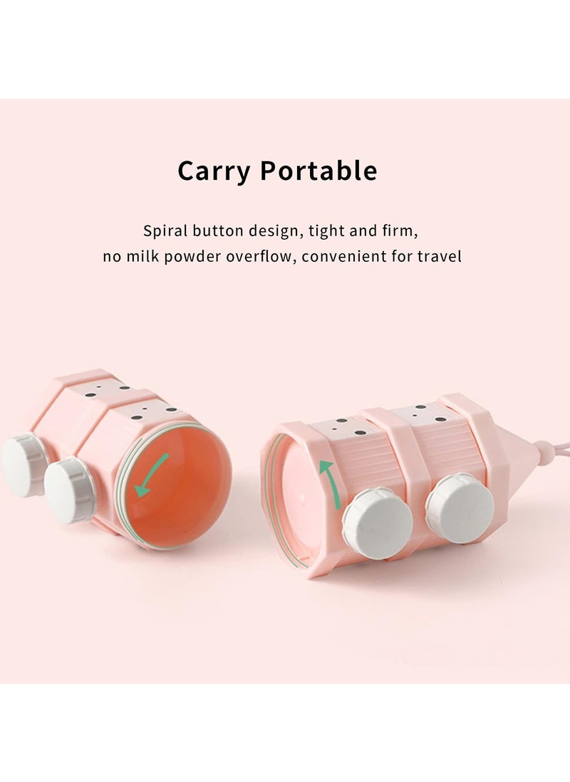 2pcs Baby Milk Powder Dispenser Milk Powder Pots