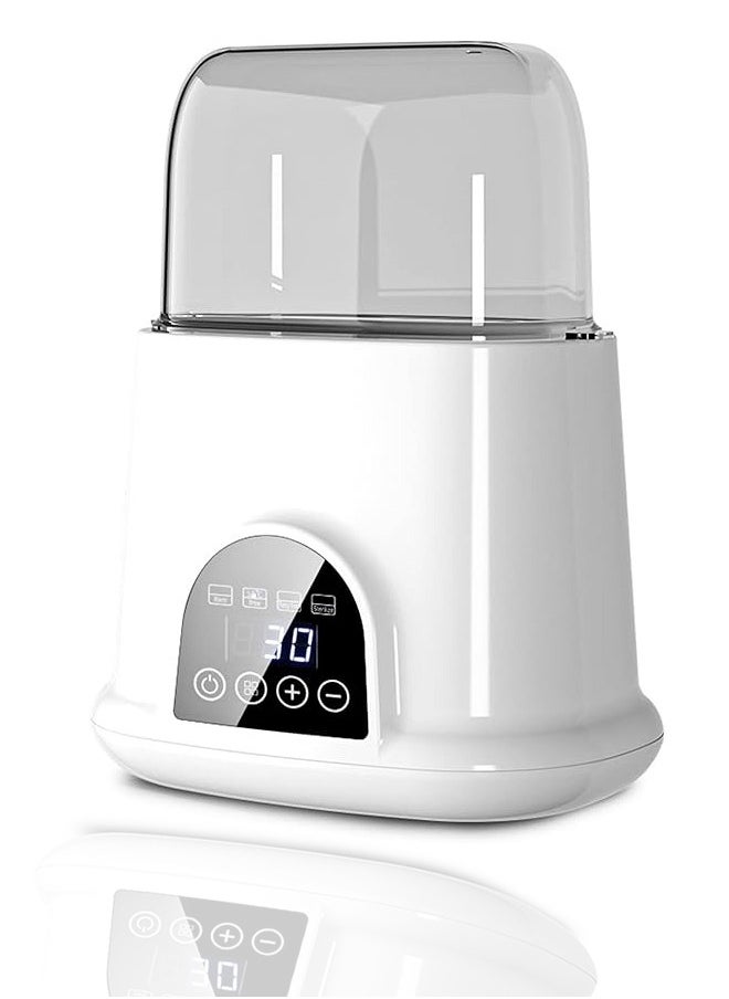 Fast and Quiet Baby Milk Bottle Warmer and Sterilizer – Adjustable Temperature with Large Capacity and LED Screen – Versatile Baby Bottle Warmer  Sterilizer for Quick and Safe Feeding