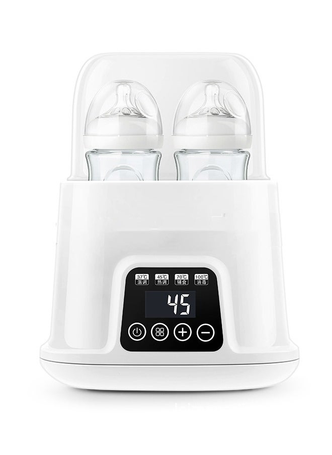 Fast and Quiet Baby Milk Bottle Warmer and Sterilizer – Adjustable Temperature with Large Capacity and LED Screen – Versatile Baby Bottle Warmer  Sterilizer for Quick and Safe Feeding