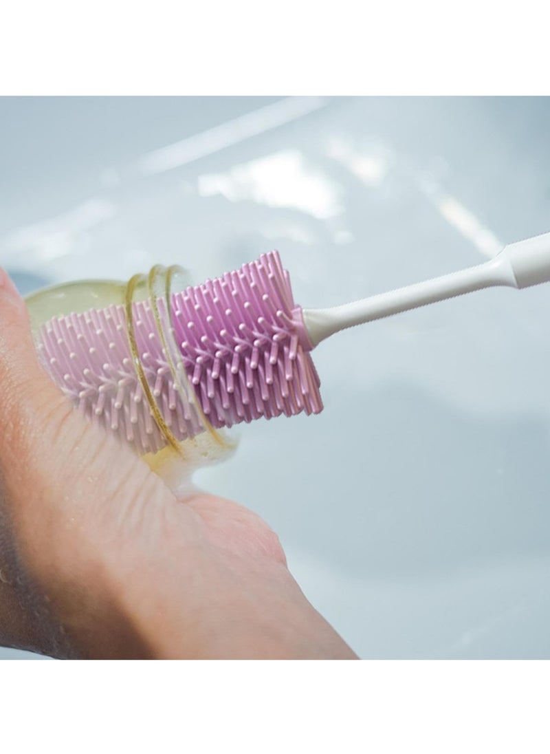 Electric Baby Bottle Brush Set, Silicone Cleaning Brush Kit, Rechargeable Cordless Brush for Bottles, Nipples, and Straws, Portable and Easy to Use
