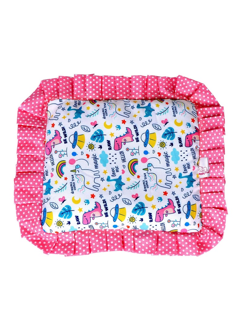 JigglyPoo New Born Baby Pillow with Mustard Seed 012 Months