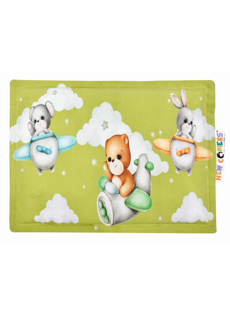 NEW COMERS Baby Mustard Seed Pillow with Cotton Fabric 0 to 18 Months Kids Pillows AnimalCartoon Prints Infant Rai Pillow for Sleep Bed Set Head Shaping Neck Support20 x 28 cm258