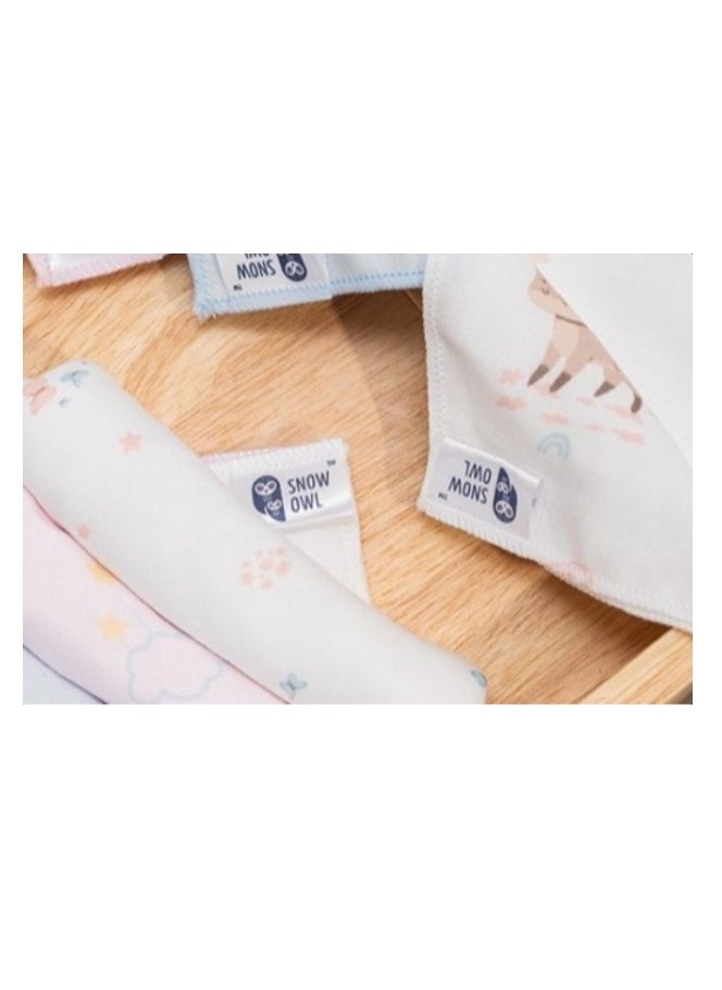 Snow Owl Bamboo Baby Bolster - Spring Fox Pink