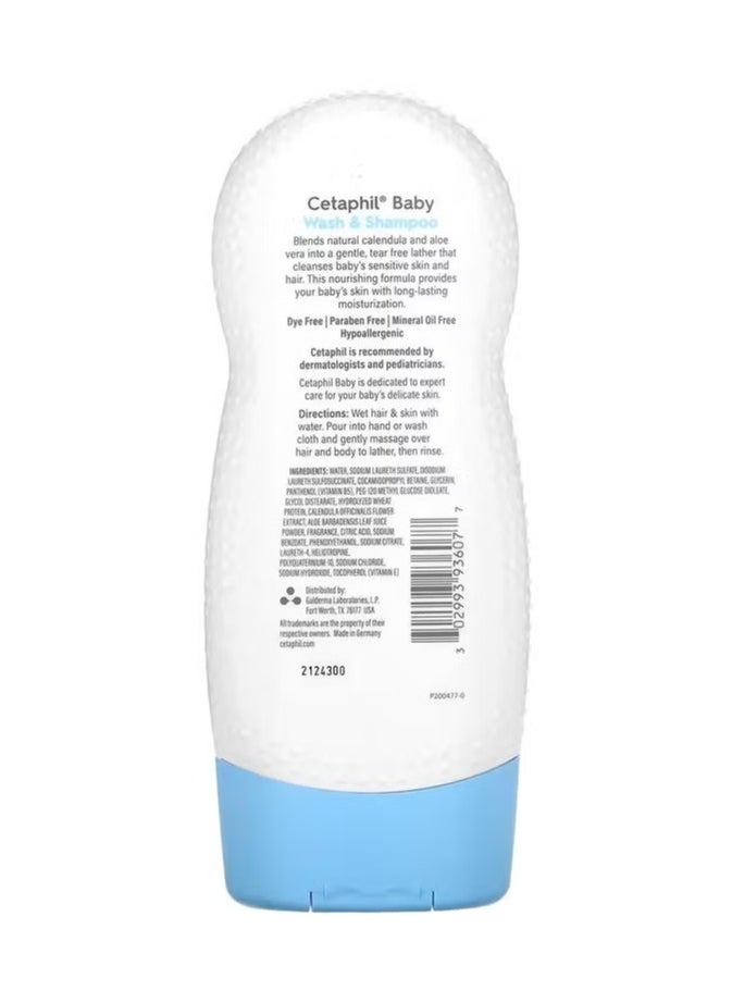Baby Wash And Shampoo With Organic Calendula