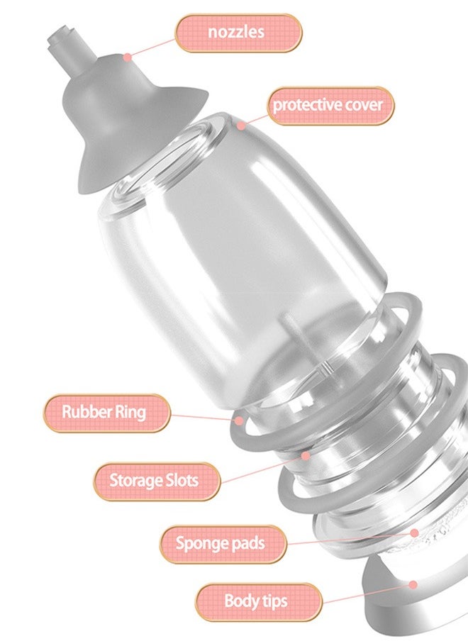 Baby Nasal Aspirator, Adjustable 3 Levels Suction, Electric Nose Cleaner with 2 Silicone Tip