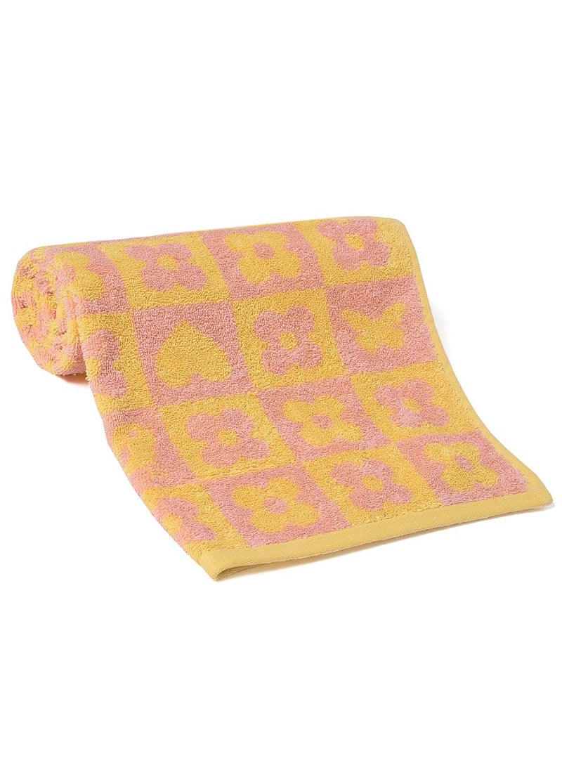 Mi Arcus Sweet Spring Terry Bath Towel Yellow