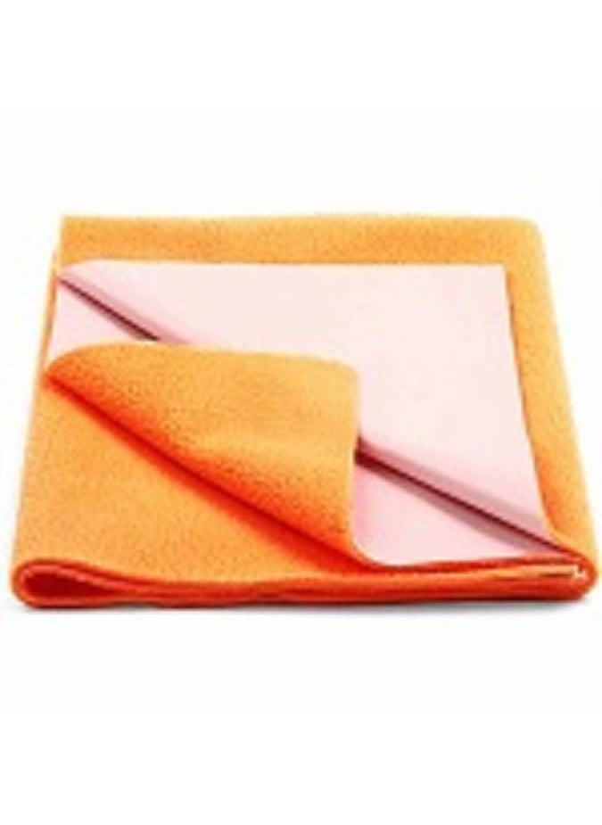 Edenwald Waterproof Quick Dry Sheet for Baby Baby Oil Cloth Orange_XLarge 200cm x 140cm