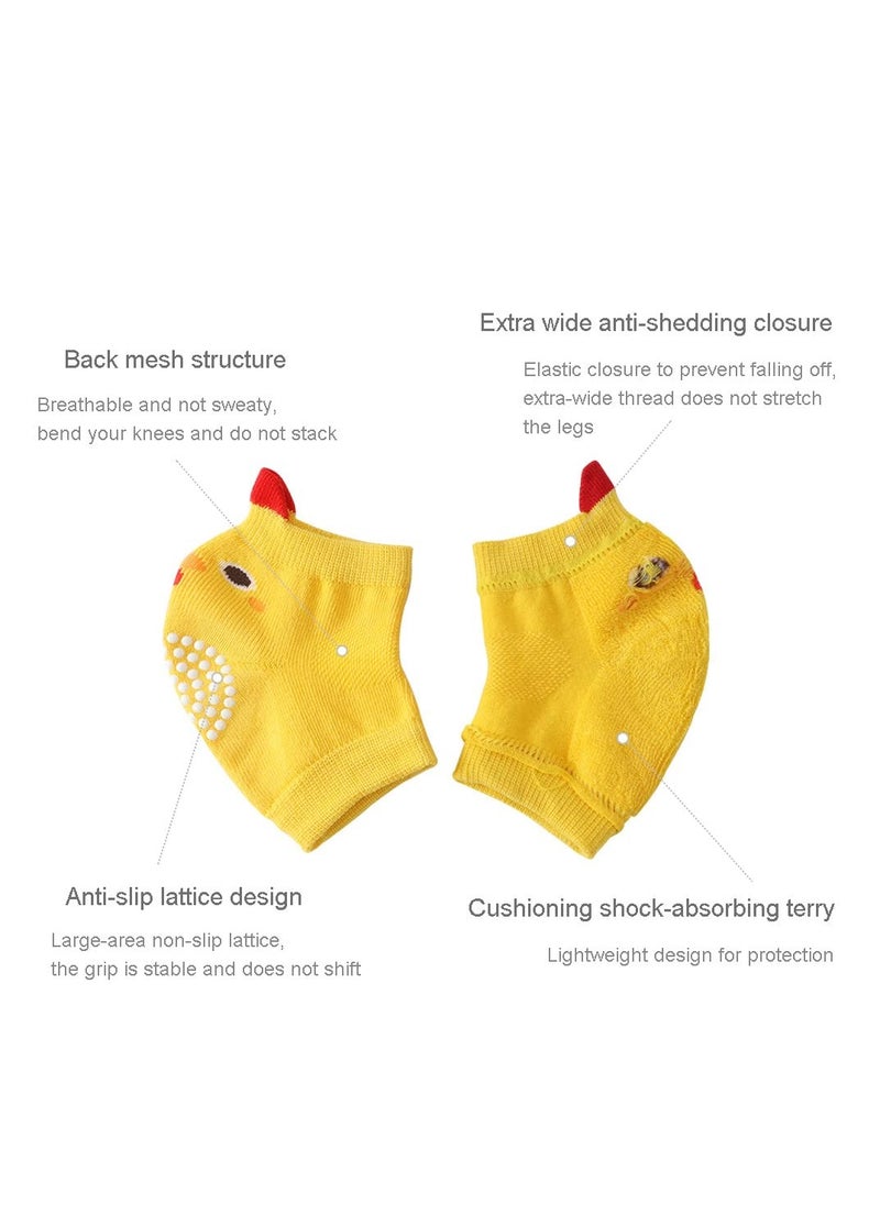 5 Pair Baby Knee Pads Toddler Kid Protector Anti Slip Crawling Elastic Protectors Leg Warmers Elbow Toddlers Kneepads Children Short Warmer