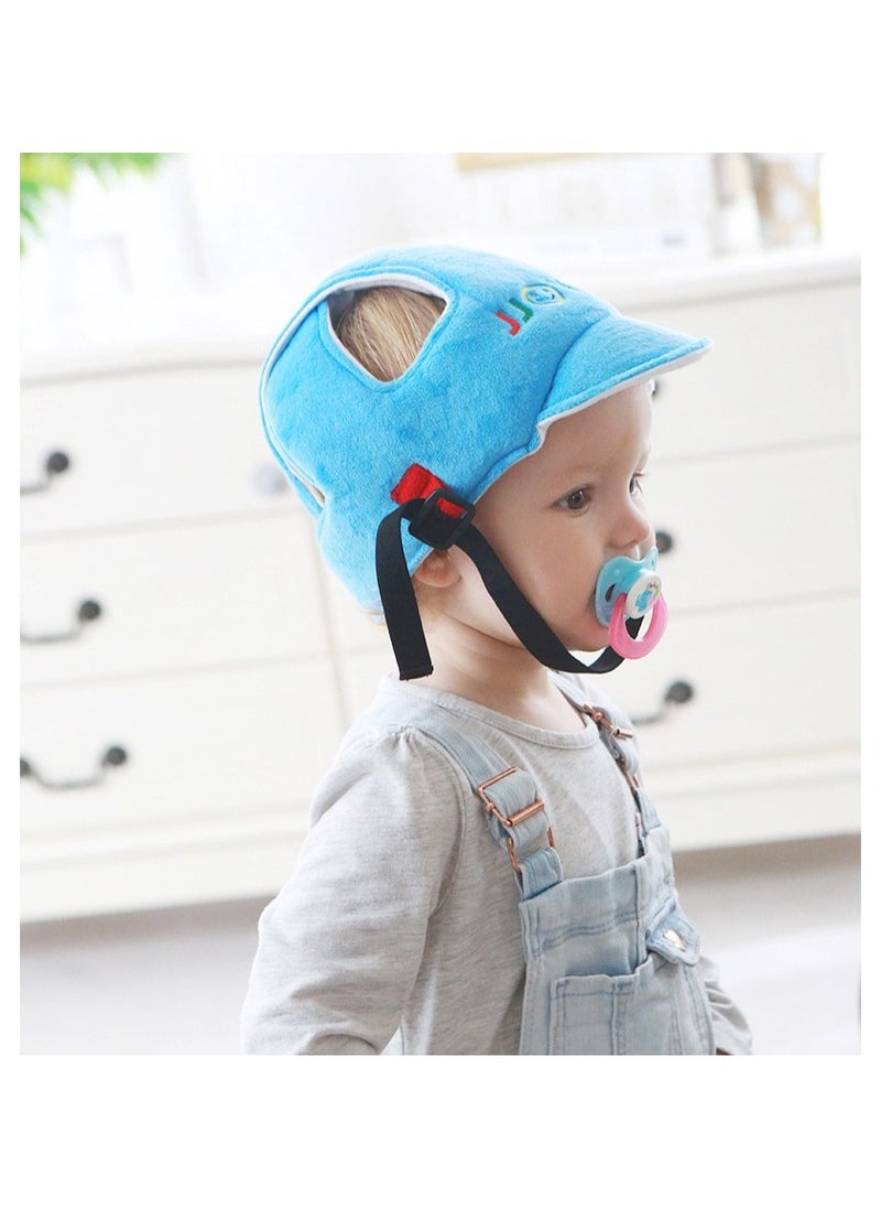 Baby Toddler Walking Helmet Head Protector Baby Helmet for Crawling Walking Toddler Anti-Collision Helmet Head Cushion Hat Breathable Soft Cushion Safety Helmet Adjustable Protective Cap