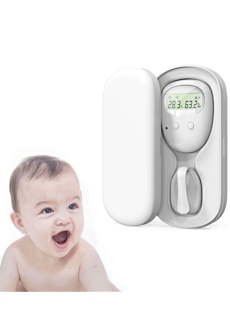 Wireless Bedwetting Alarm for Boys and Girls Temperature Humidity Sound and Vibration Induction Display Bed-wetting Sensor Wireless Bedwetting Alarm System for Kids or The Elderly