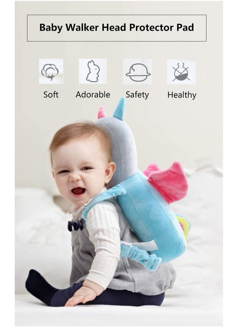 Toddler Baby Head Protection Cushion Backpack Wear, Infant Support Pillows Soft Baby Nursery Unisex Newborn Shaping Pillow Support Sleep erfly