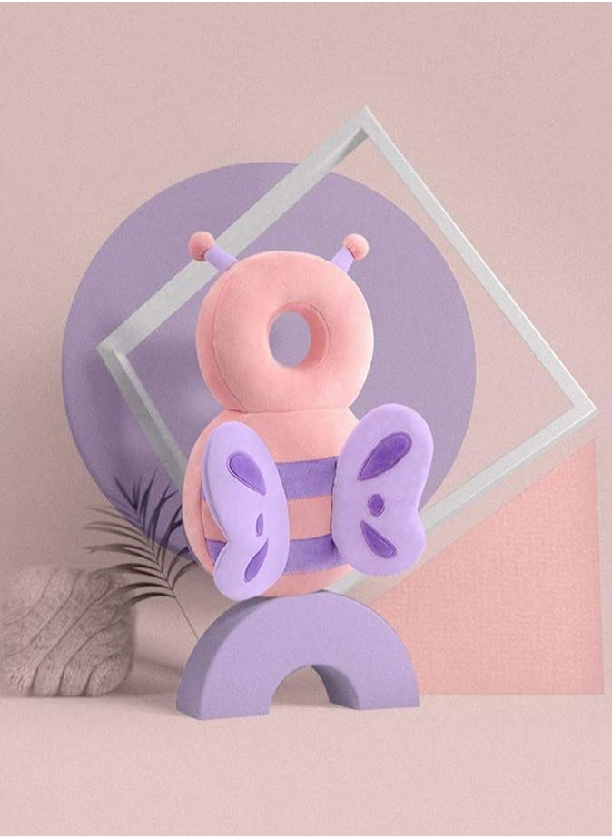 Toddler Baby Head Protection Cushion Backpack Wear, Infant Support Pillows Soft Baby Nursery Unisex Newborn Shaping Pillow Support Sleep erfly