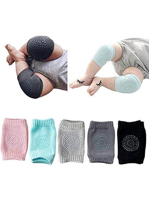 Smaruti Baby Knee Pads for Crawling AntiSlip Breathable Soft Knee Protectors for Toddlers Adjustable and Comfortable Knee Pads for Babies_Pink