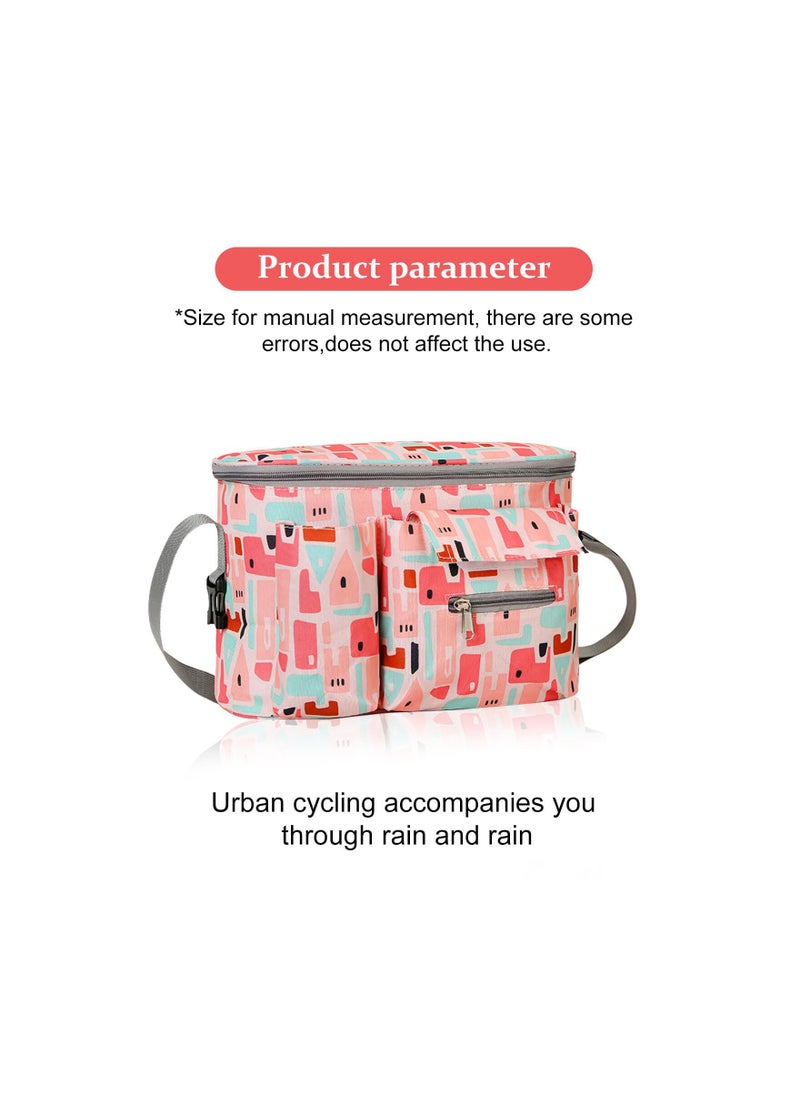 Universal Pram Organiser Bag - Portable, Waterproof Storage for Baby Pushchairs, Perfect for Carrying Water Bottles, Phones, Toys, with Durable PU Coating (1 Pack)