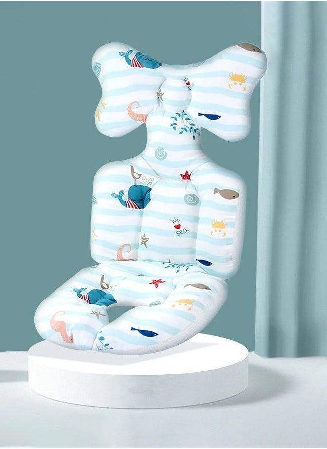 Baby Stroller Cushion Pad Stroller Liner Insert Car Seat Liner Cover Non Slip Baby Stroller Liner Seat Pad