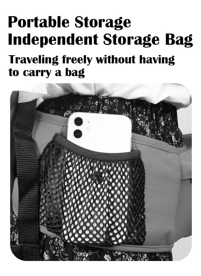 Multifunctional baby carrier waist stool