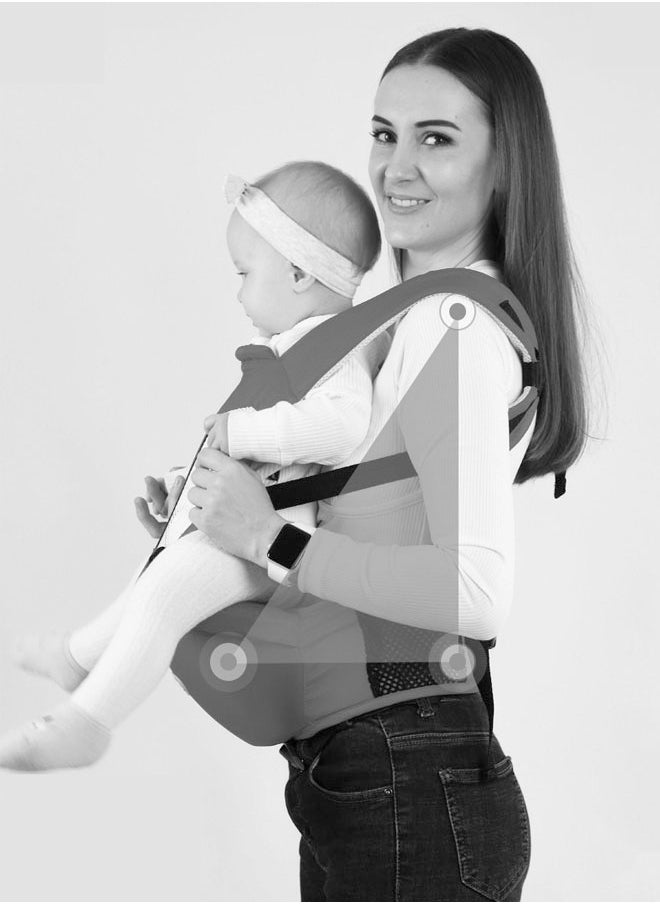Multifunctional baby carrier waist stool