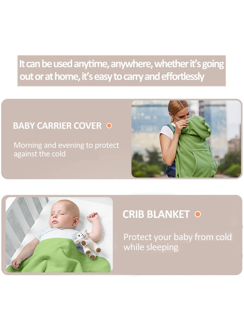 Universal All-Season Baby Carrier Cover - Warm Hooded Stretchy Cloak for Newborns, Kangaroo Hoodie for Baby Sling and Stroller Use. Perfect for Keeping Your Baby Cozy!