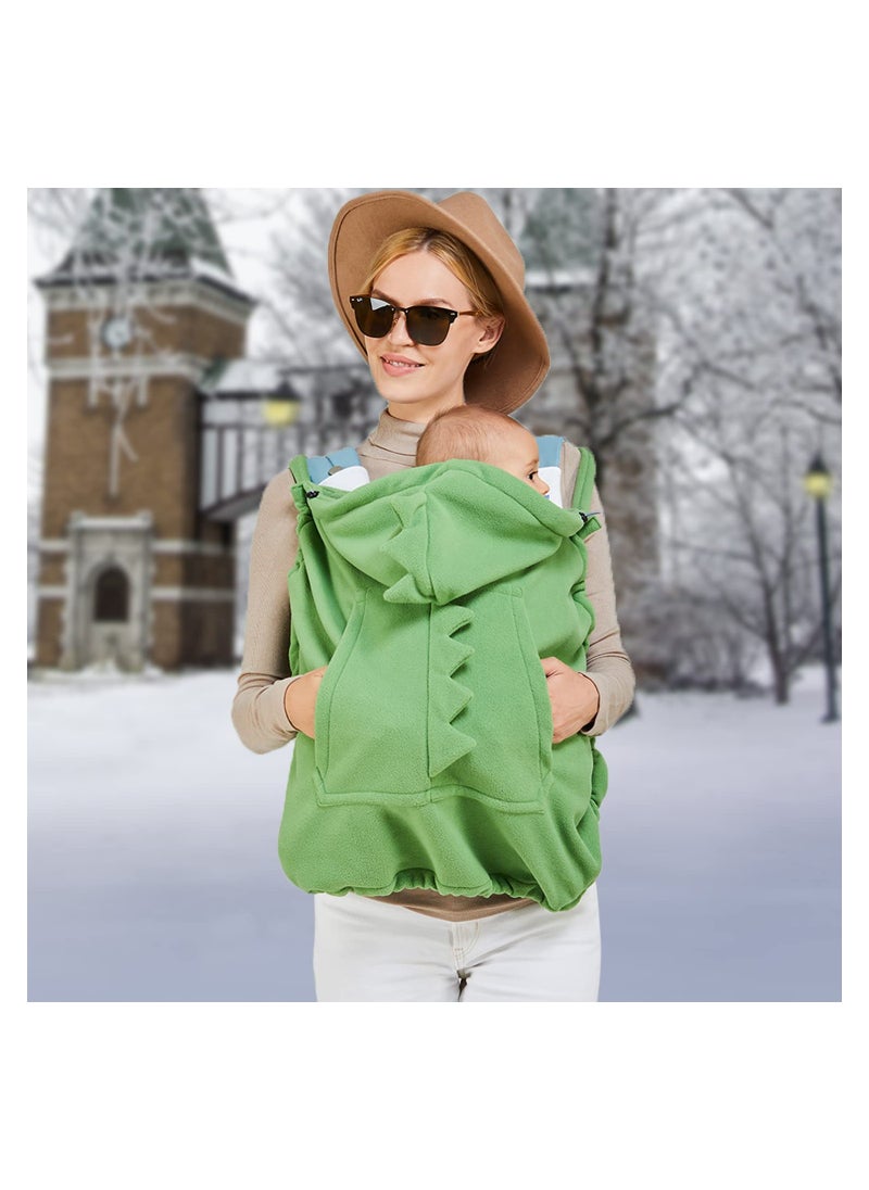 Universal All-Season Baby Carrier Cover - Warm Hooded Stretchy Cloak for Newborns, Kangaroo Hoodie for Baby Sling and Stroller Use. Perfect for Keeping Your Baby Cozy!