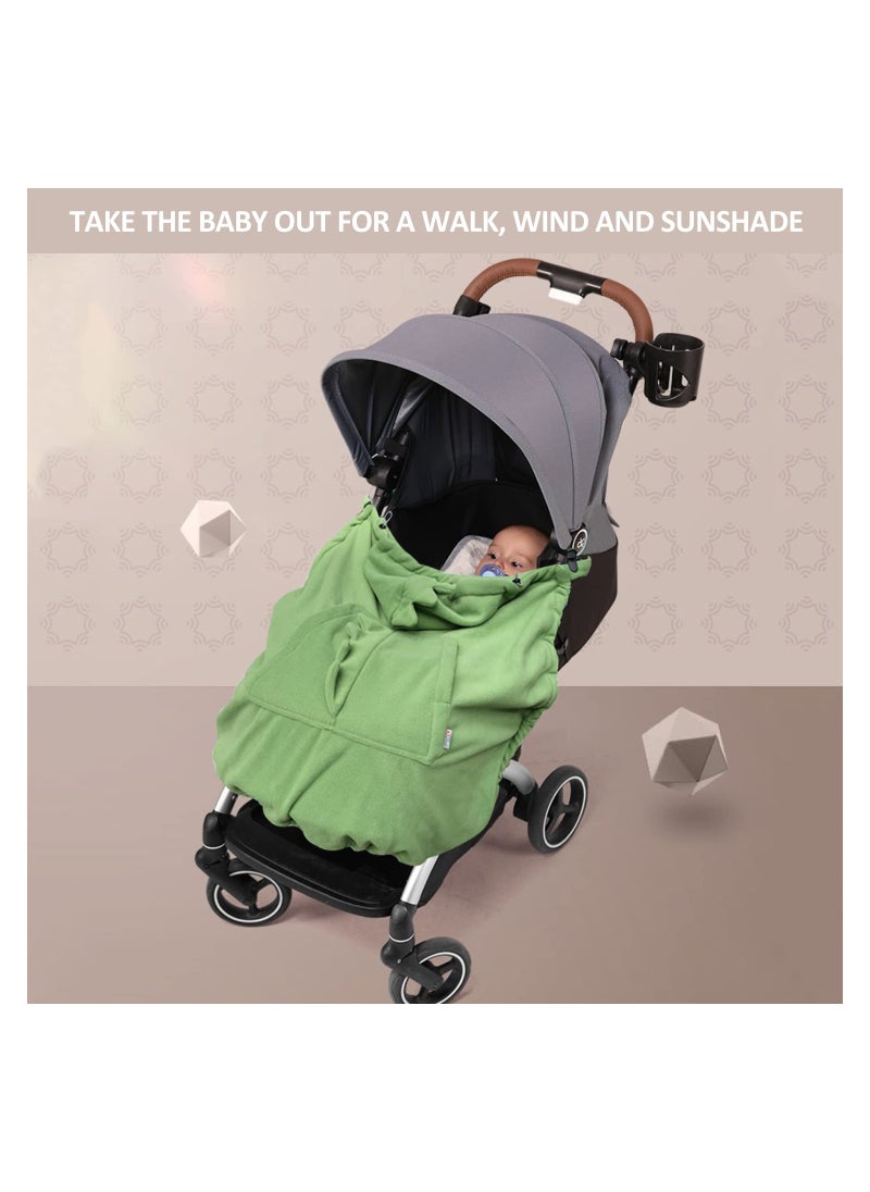 Universal All-Season Baby Carrier Cover - Warm Hooded Stretchy Cloak for Newborns, Kangaroo Hoodie for Baby Sling and Stroller Use. Perfect for Keeping Your Baby Cozy!