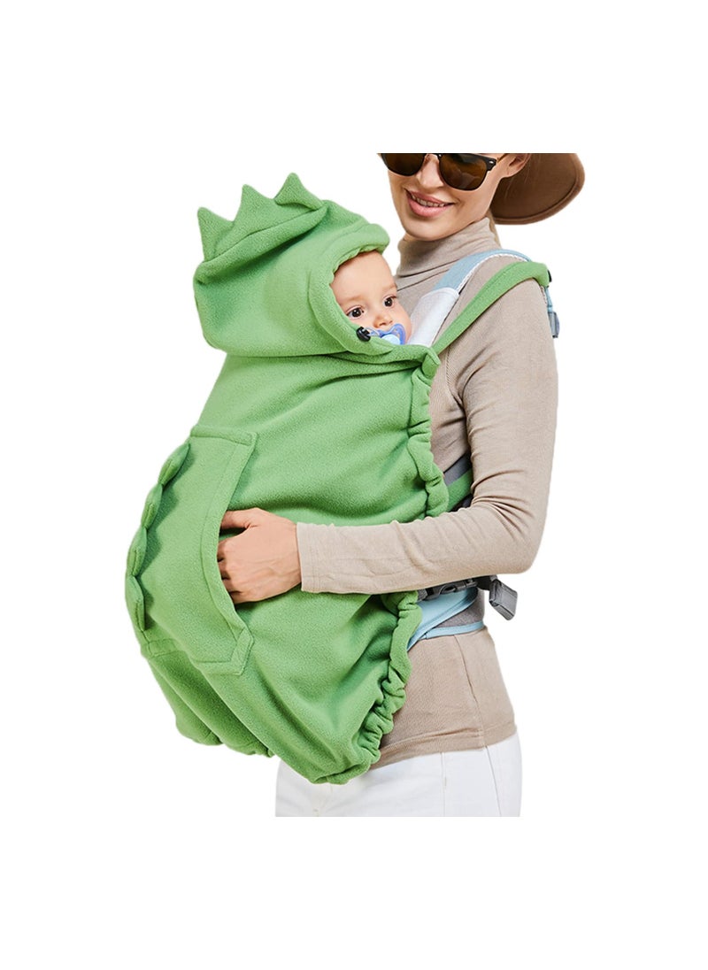 Universal All-Season Baby Carrier Cover - Warm Hooded Stretchy Cloak for Newborns, Kangaroo Hoodie for Baby Sling and Stroller Use. Perfect for Keeping Your Baby Cozy!