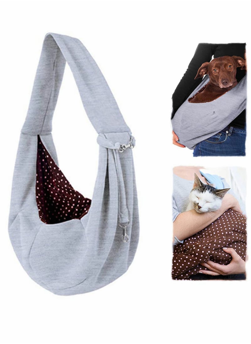 Comfortable Sling Carrier Bag for Small Dogs and Cats, Durable Pet Shoulder Bag for Easy Travel