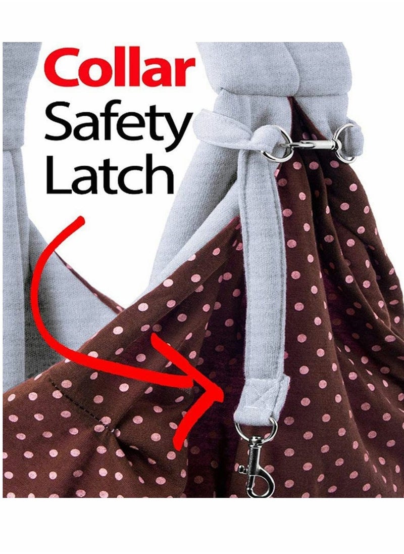 Comfortable Sling Carrier Bag for Small Dogs and Cats, Durable Pet Shoulder Bag for Easy Travel