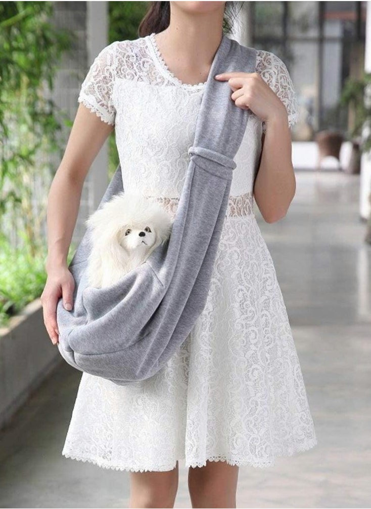 Comfortable Sling Carrier Bag for Small Dogs and Cats, Durable Pet Shoulder Bag for Easy Travel