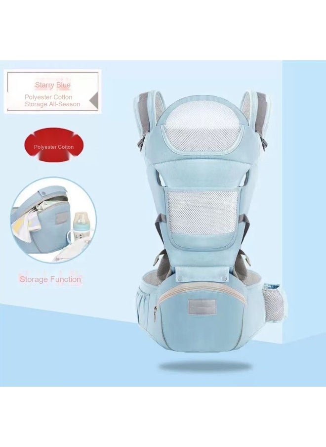 Multi-functional Baby Backpack Hip Seat for Horizontal Carrying - Compact and Portable Baby Sitting Stool