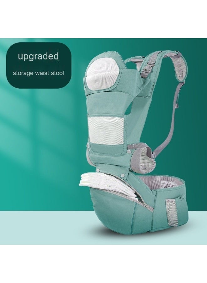 Multi-Functional Baby Carrier with Storage - Back Support Waist Seat for Horizontal Carrying