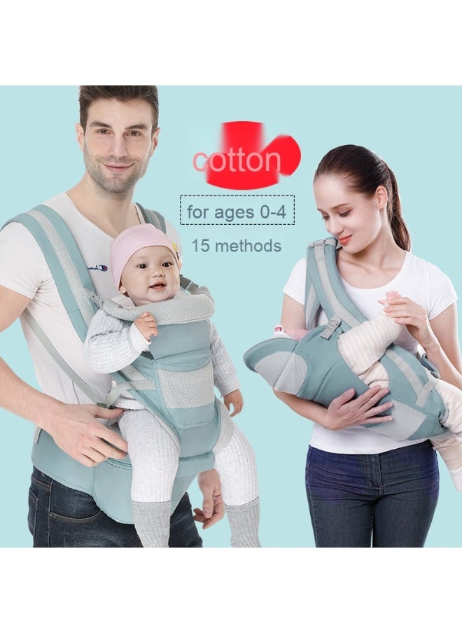 Multi-Functional Baby Carrier with Storage - Back Support Waist Seat for Horizontal Carrying