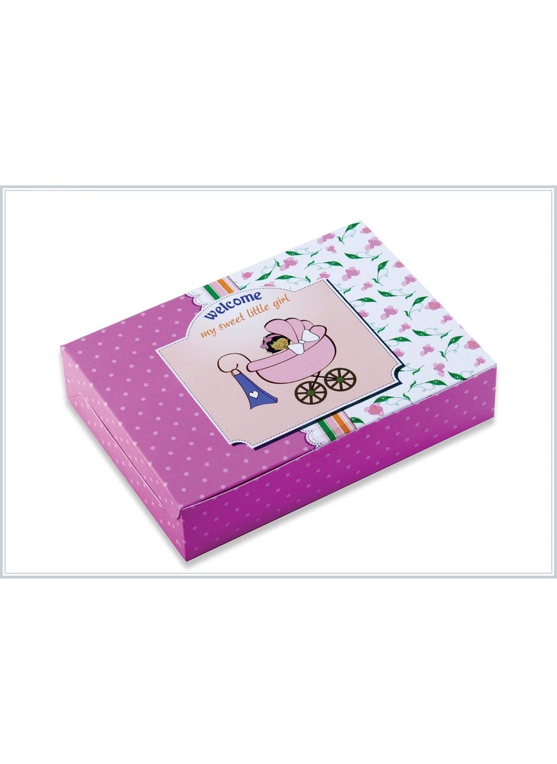 Perfect Pack Welcome Baby Girl Gift Box 7 x 5 x 15 Pack of 25 Big