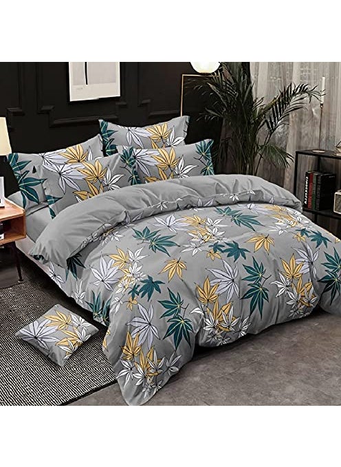 Laying Style Soft Glace Cotton Microfiber Printed Single DuvetQuiltRazaiComforter Cover 60x 90 InchesMulticolor