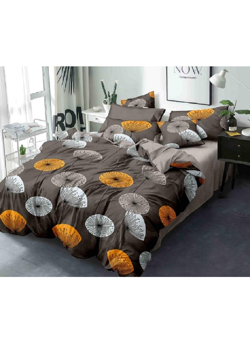 Laying Style Soft Microfiber Printed Single DuvetQuiltRazaiComforter Cover 150x225 cmMulticolor Single